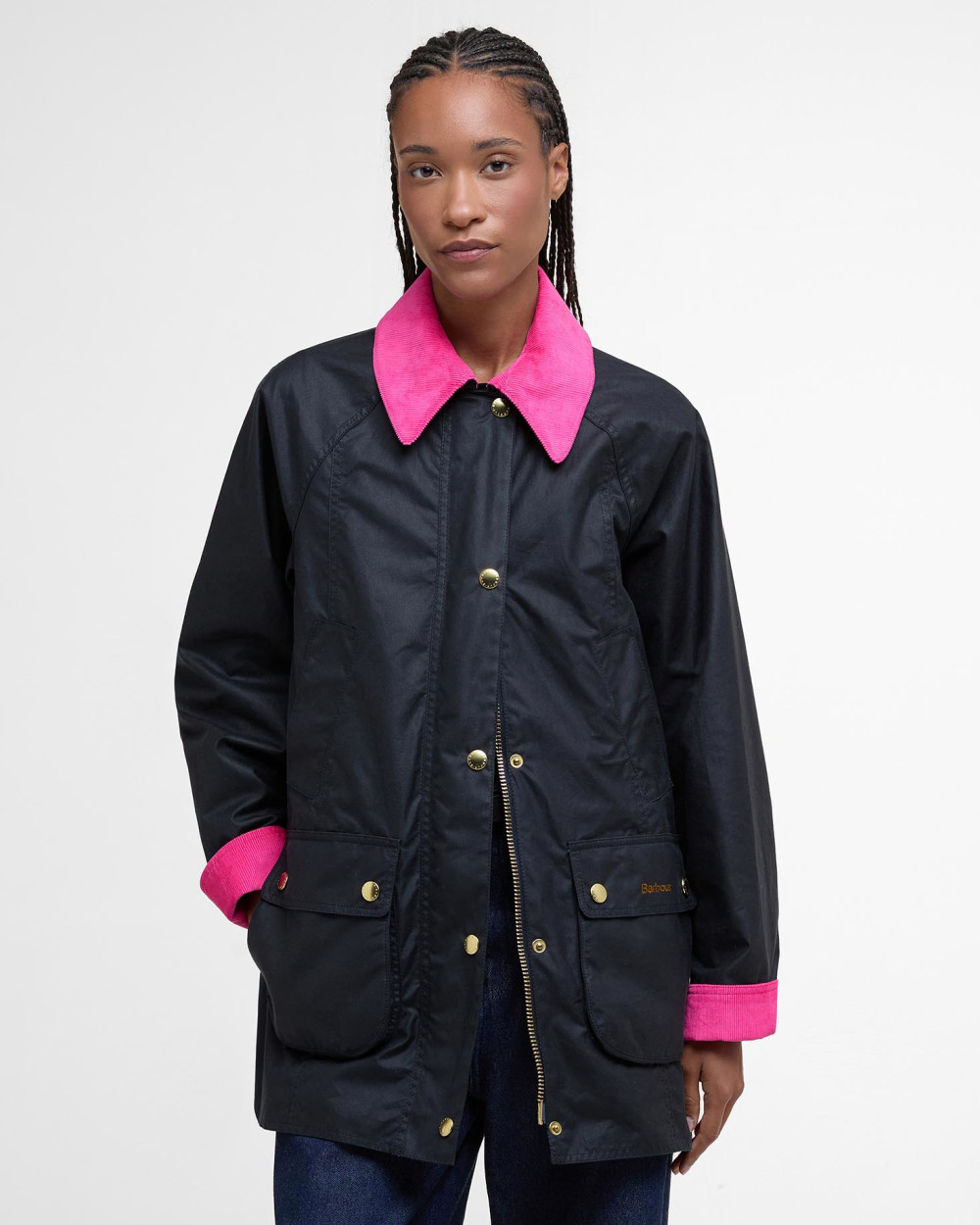 Barbour Icons Modern Beadnell Wax Jacket Μπουφαν Σκούρο Μπλε