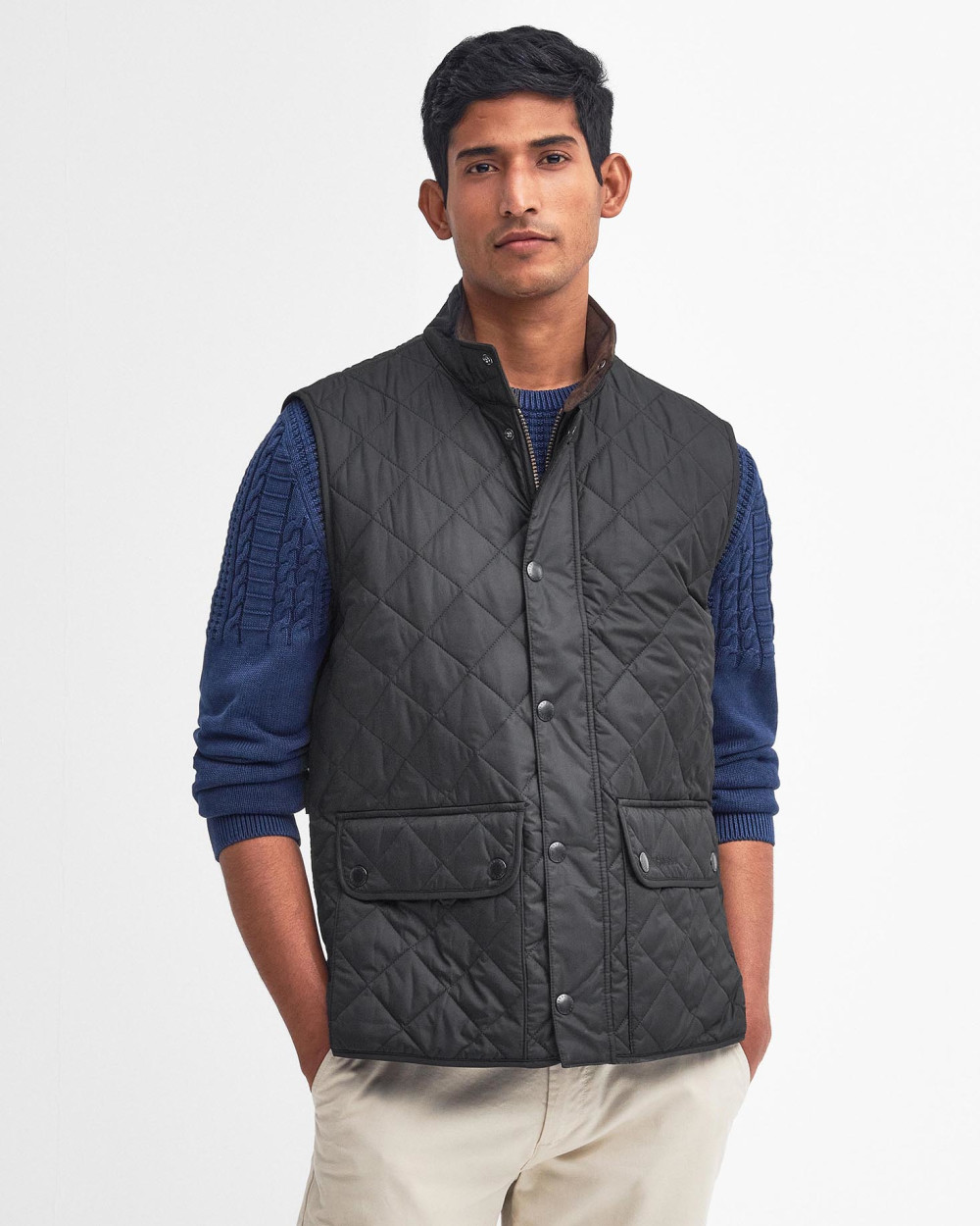 Barbour New Lowerdale Quilted Gilet Γιλεκο Μαύρο