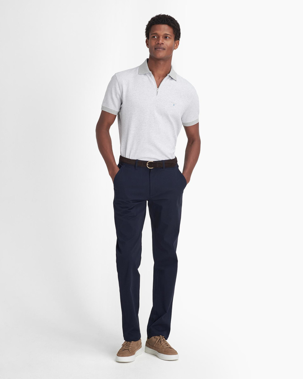 Barbour Comfort Stretch Tailored Fit Trouser Παντελονι Σκούρο Μπλε
