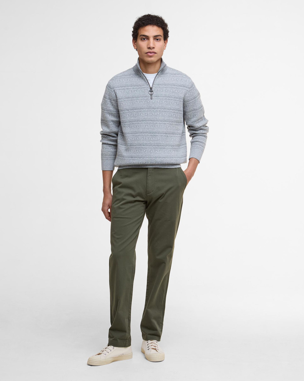 Barbour Comfort Stretch Tailored Fit Trouser Παντελονι Λαδί