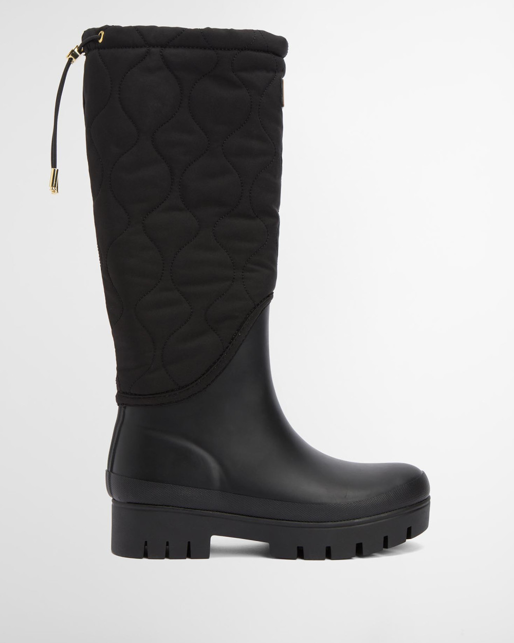 Barbour Marnie Quilted Tall Welly Γαλοτσες Μαύρο