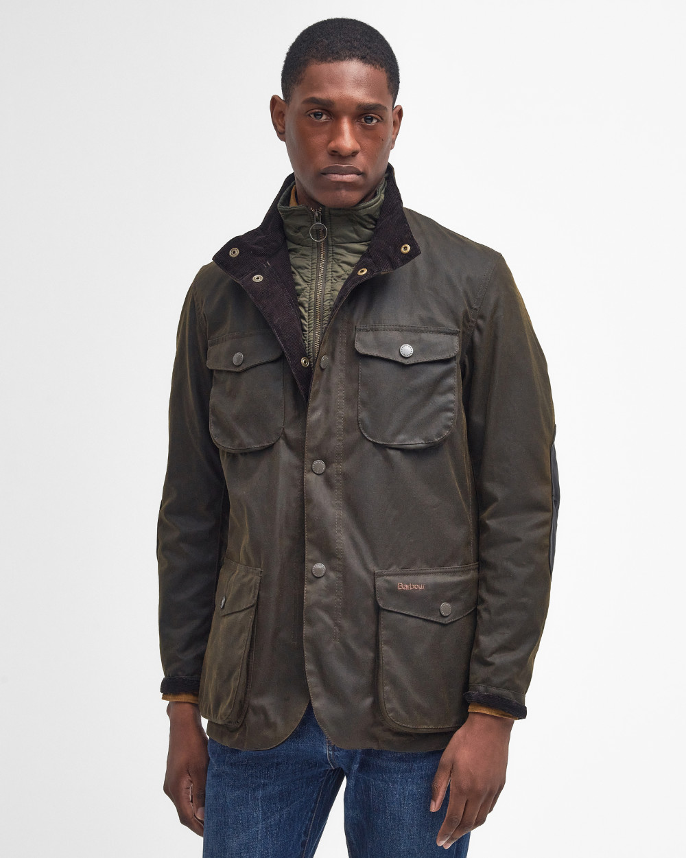 Barbour Ogston Wax Jacket Μπουφαν Λαδί