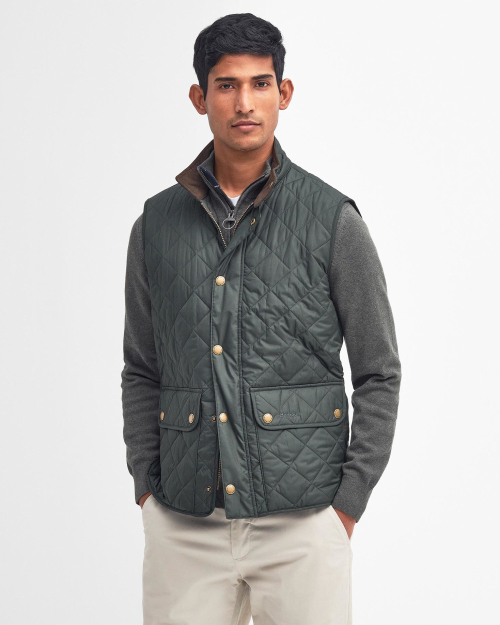 Barbour New Lowerdale Quilted Gilet Γιλεκο Πράσινο
