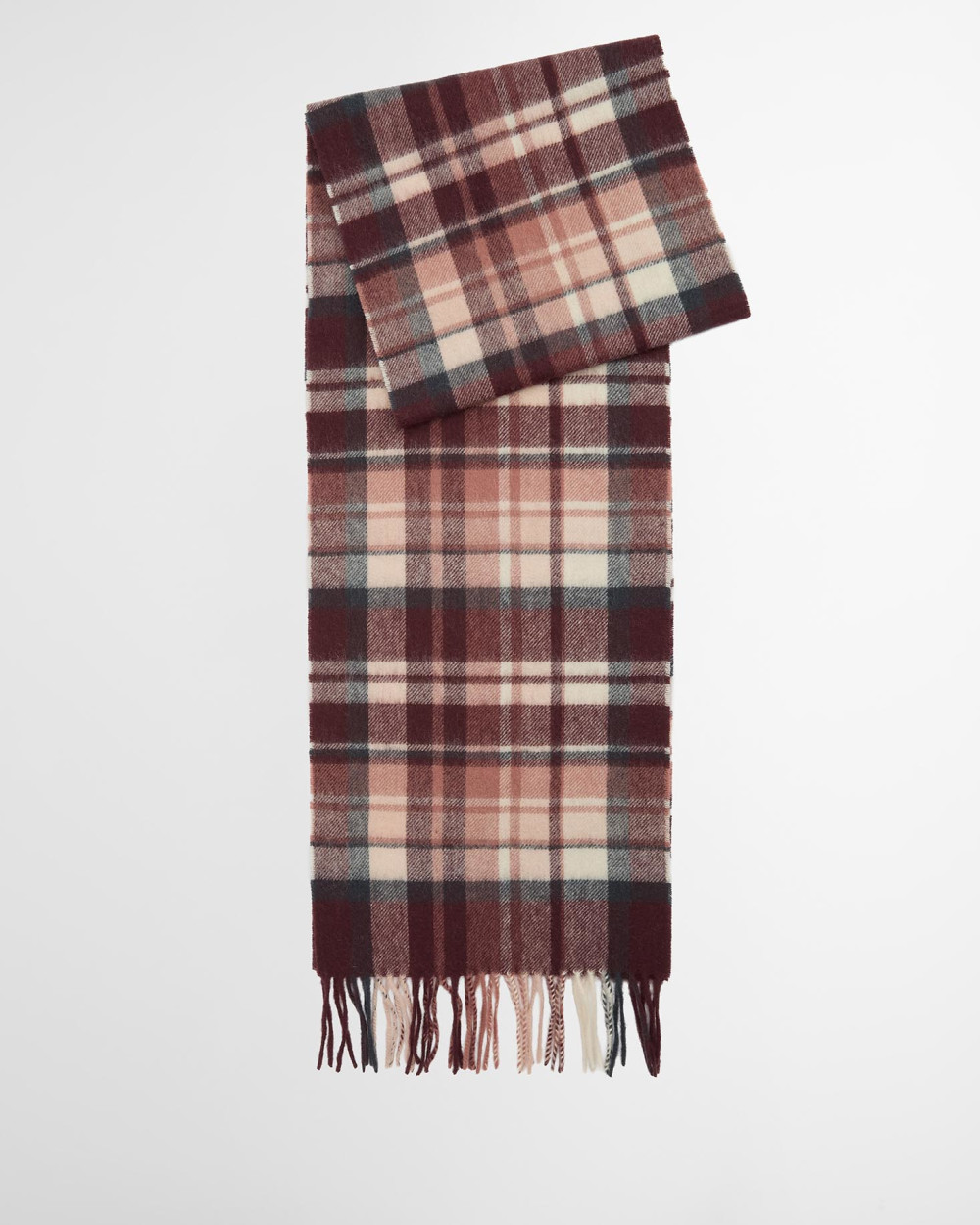 Barbour Vintage Plaid Scarf Κασκόλ Κόκκινο