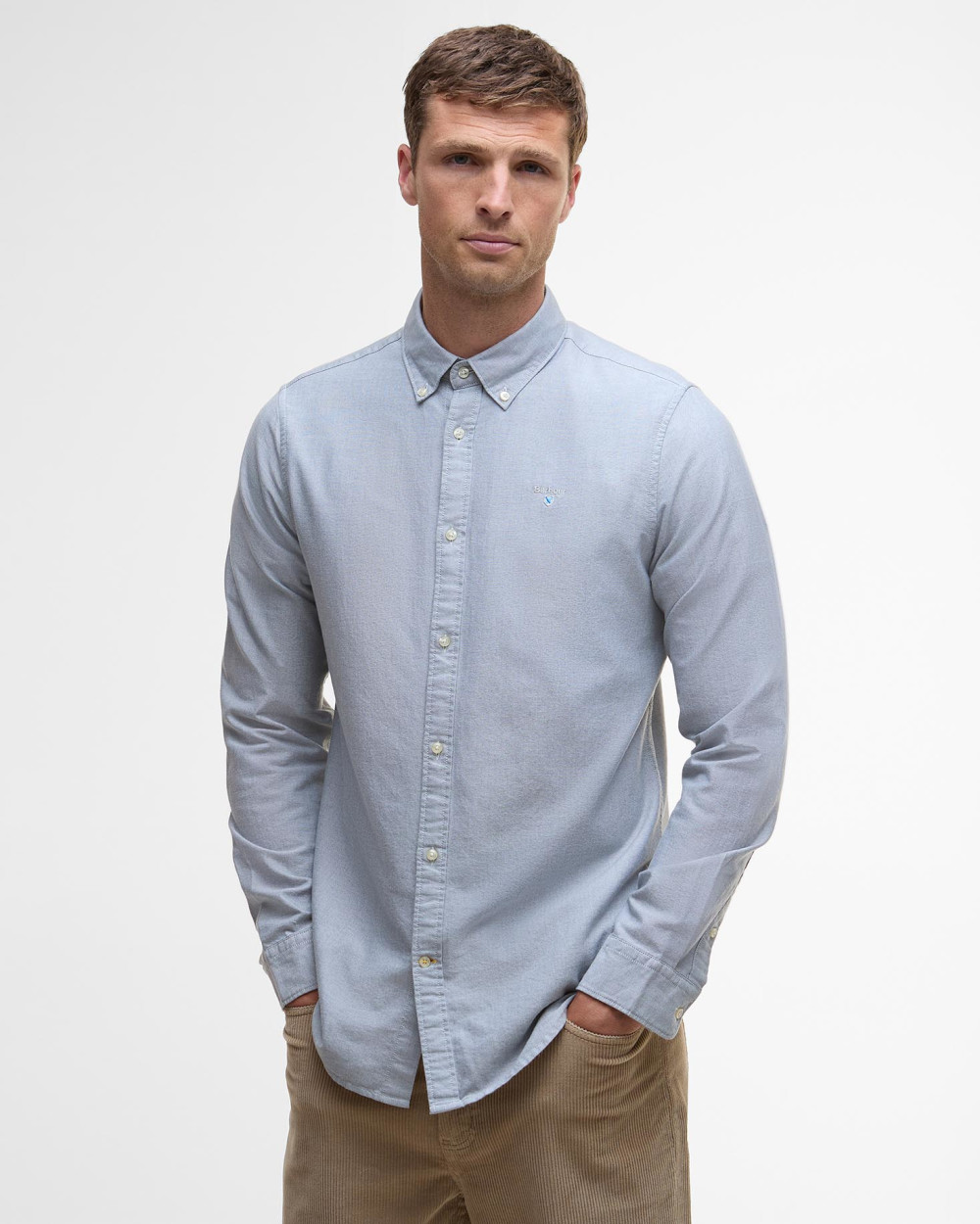 Barbour Oxtown Tailored Shirt Πουκαμισο Μπλε