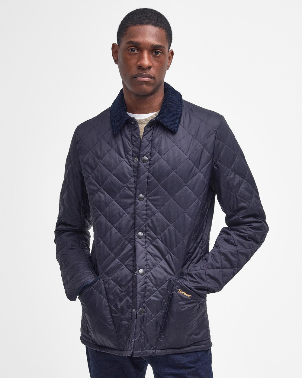 Barbour Heritage Liddesdale Quilted Jacket Μπουφαν Σκούρο Μπλε