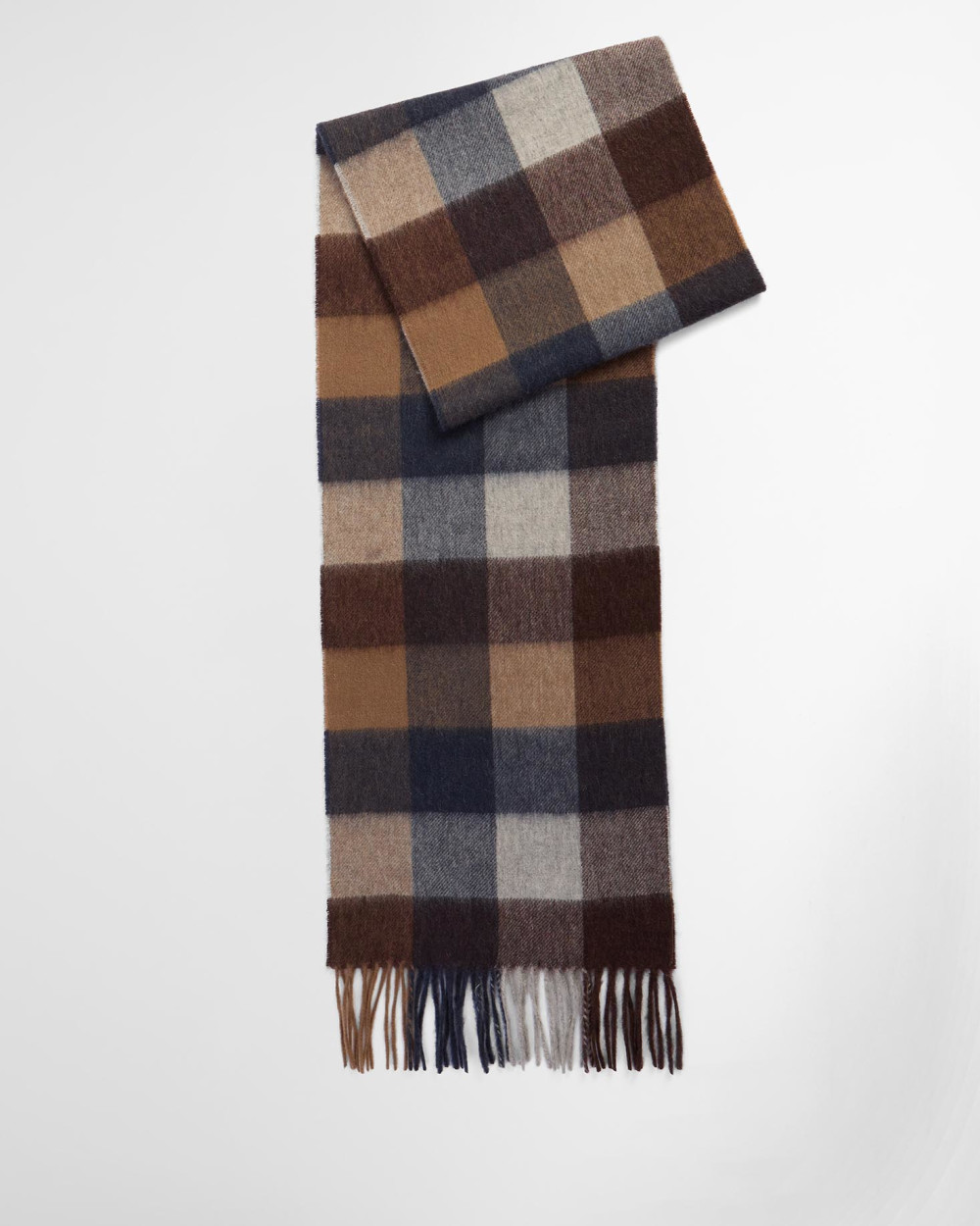 Barbour Lambswool Tattersall Scarf Κασκόλ Τάρταν