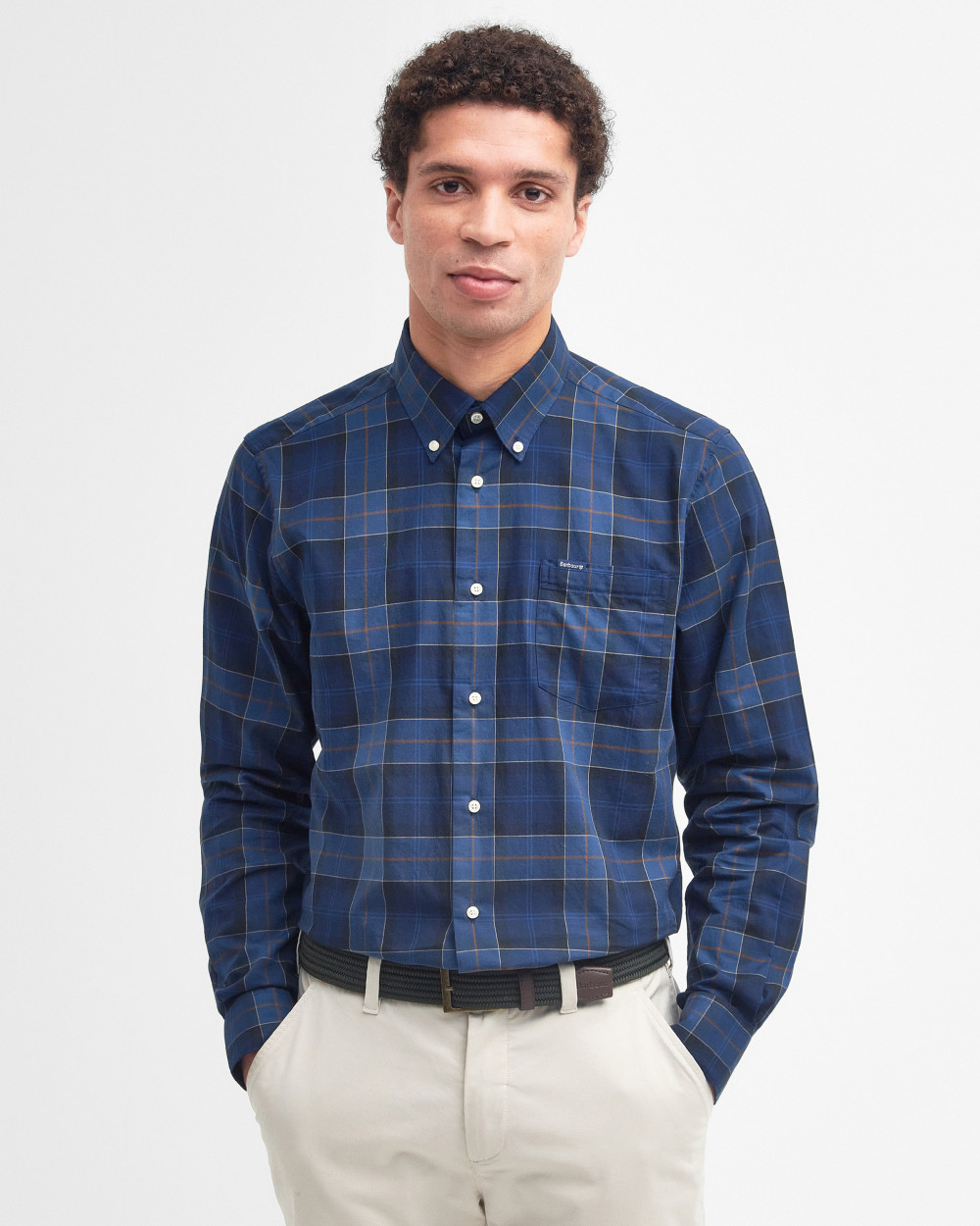 Barbour Wetheram Tailored Tartan Shirt Πουκαμισο Μ/μ Τάρταν