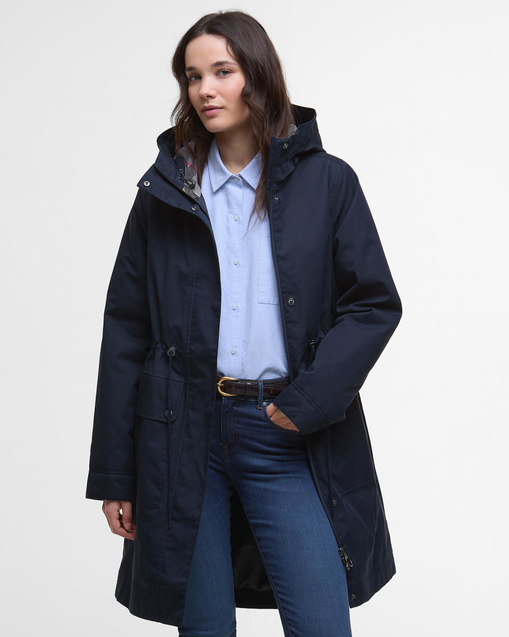 Barbour Bowlees Waterproof Jacket Μπουφαν Σκούρο Μπλε