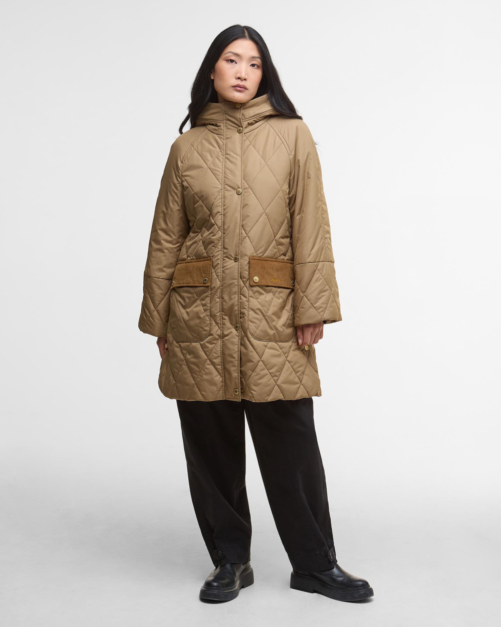 Barbour Elspeth Quilted Jacket Μπουφαν Μπεζ