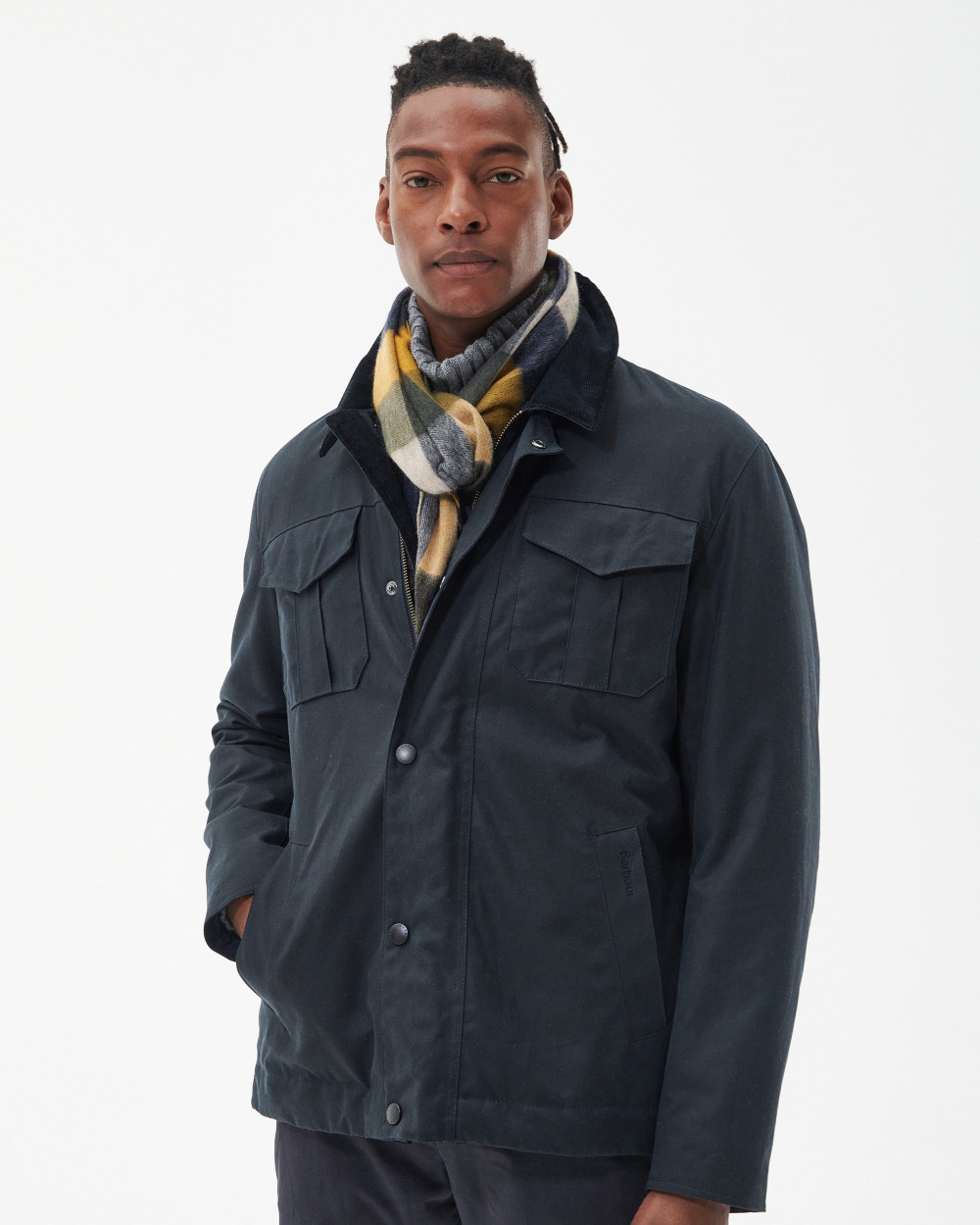 Barbour Lambswool Tattersall Scarf Κασκόλ Τάρταν