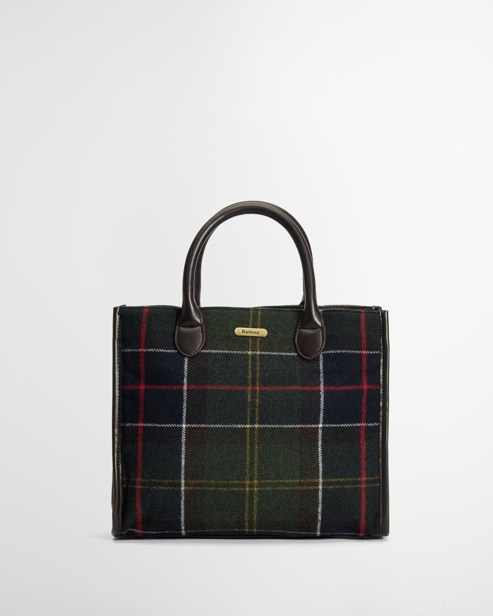 Barbour Barrhill Tartan Tote Bag Τσαντα Λαδί