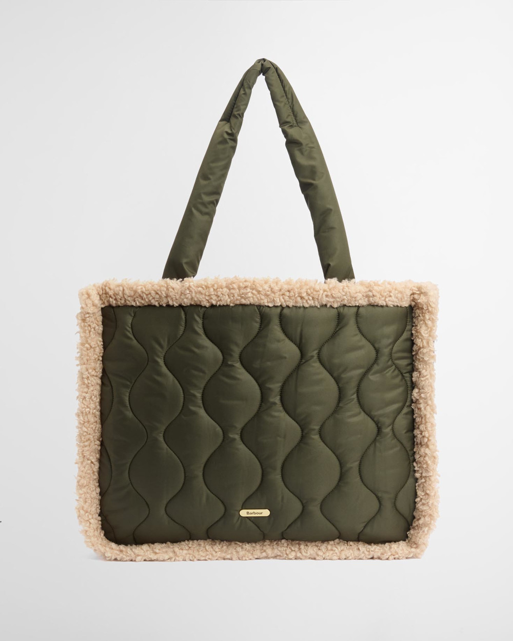 Barbour Marnie Quilt Tote Bag Τσαντα Λαδί