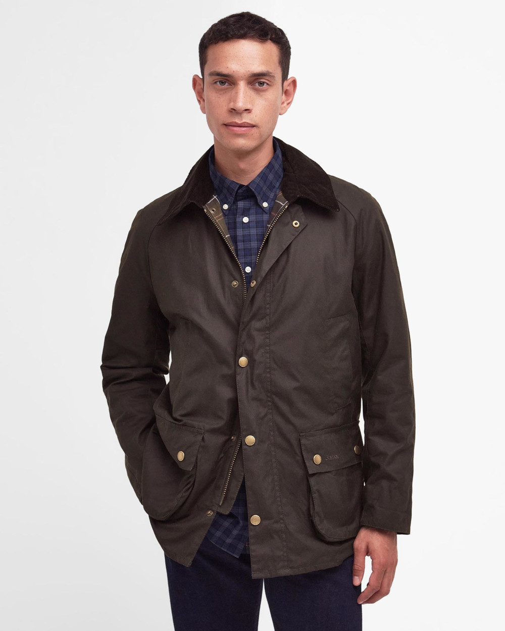 Barbour Ashby Wax Jacket Μπουφαν Λαδί