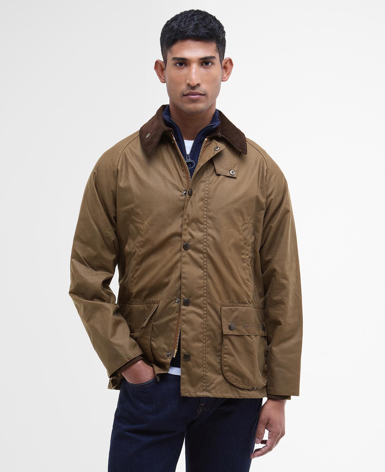 Barbour Bedale Wax Jacket Μπουφαν Μπεζ