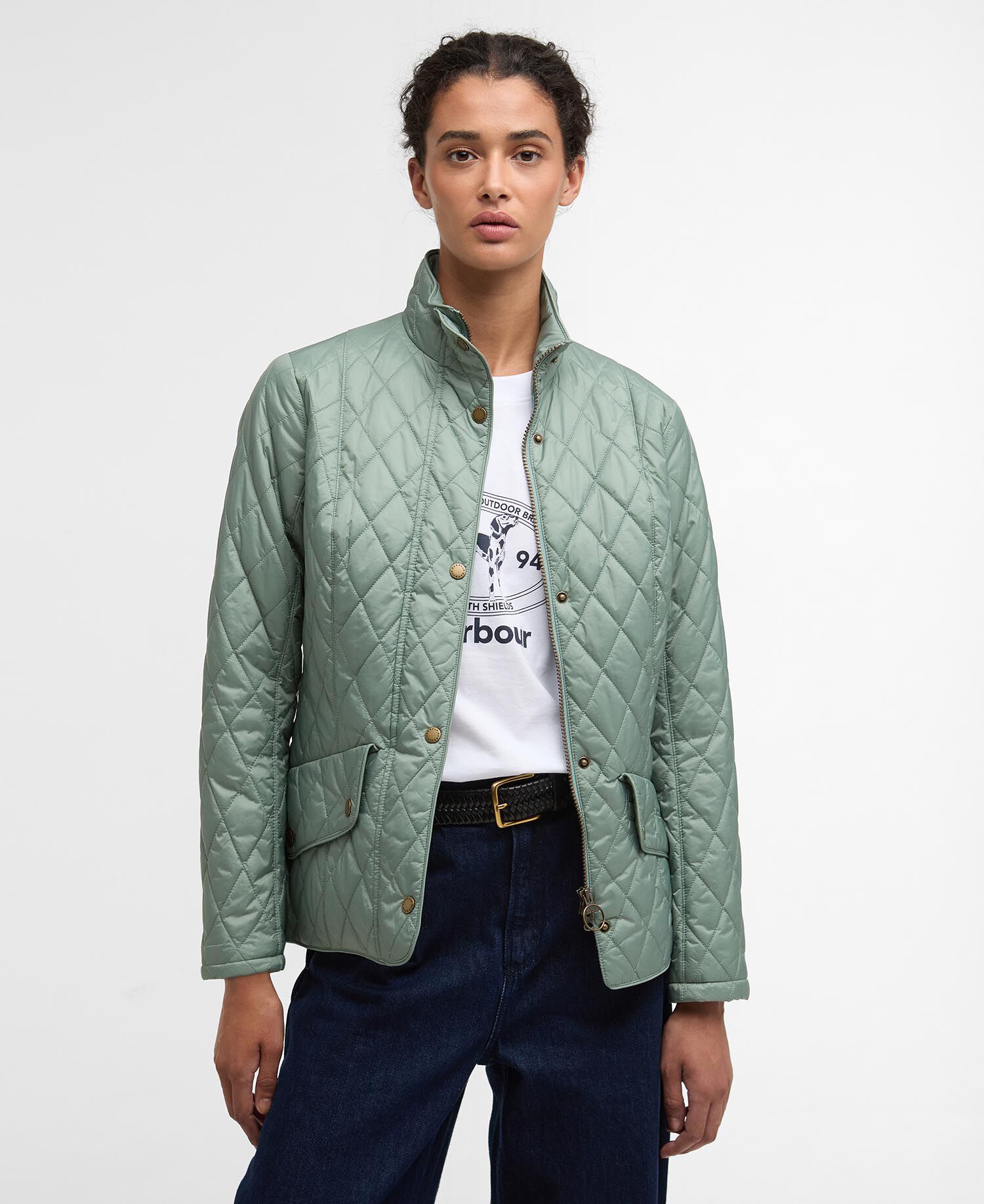 Barbour Flyweight Cavalry Quilt Μπουφαν Μπλε