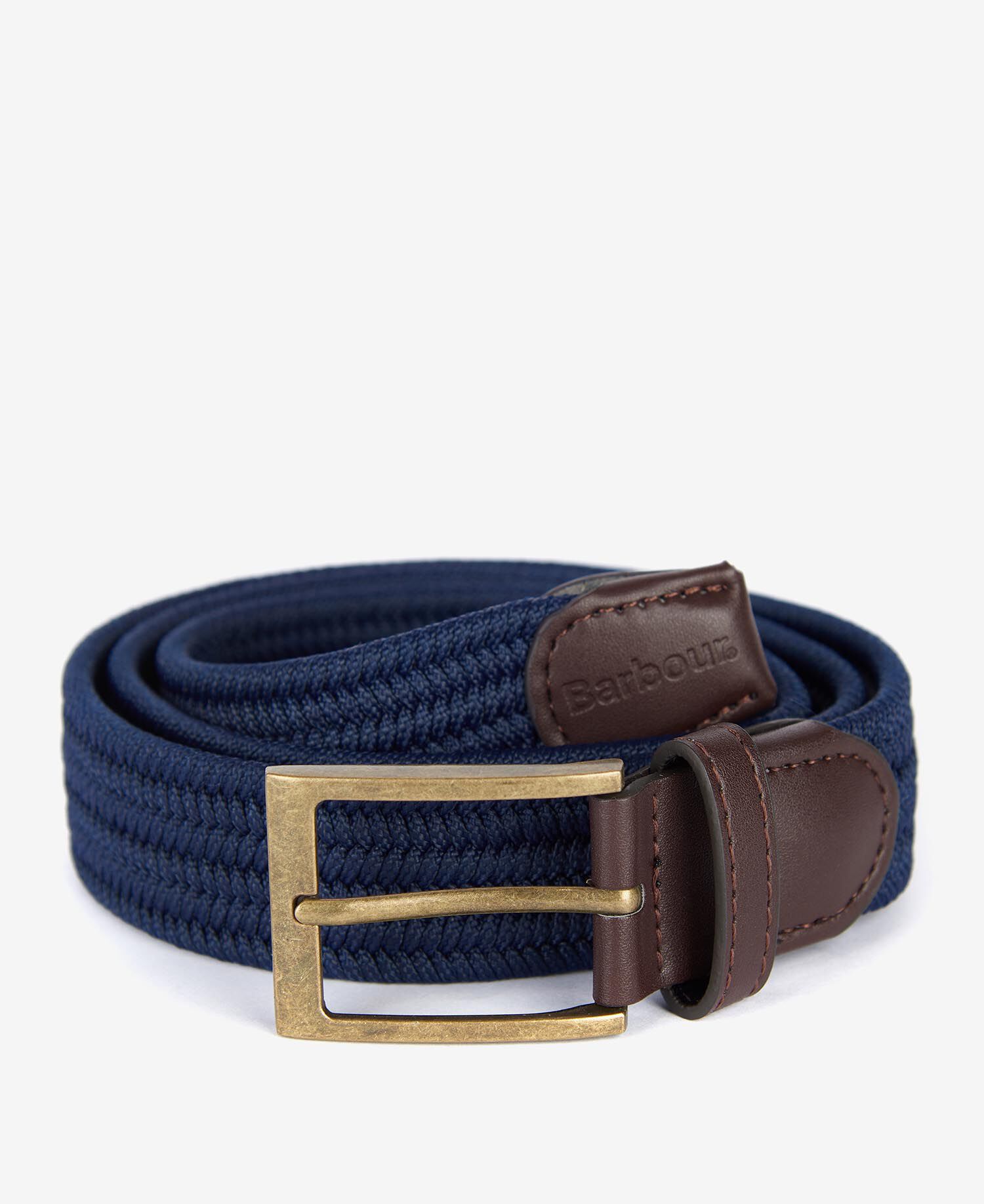 Barbour Nevis Web Belt Russet Ζωνη Σκούρο Μπλε