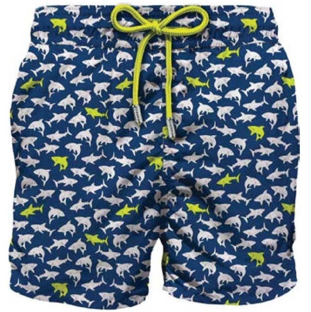 LIGHTING MICRO STRETCH-SWIMSHORT-SHARK TROUBLE 6194