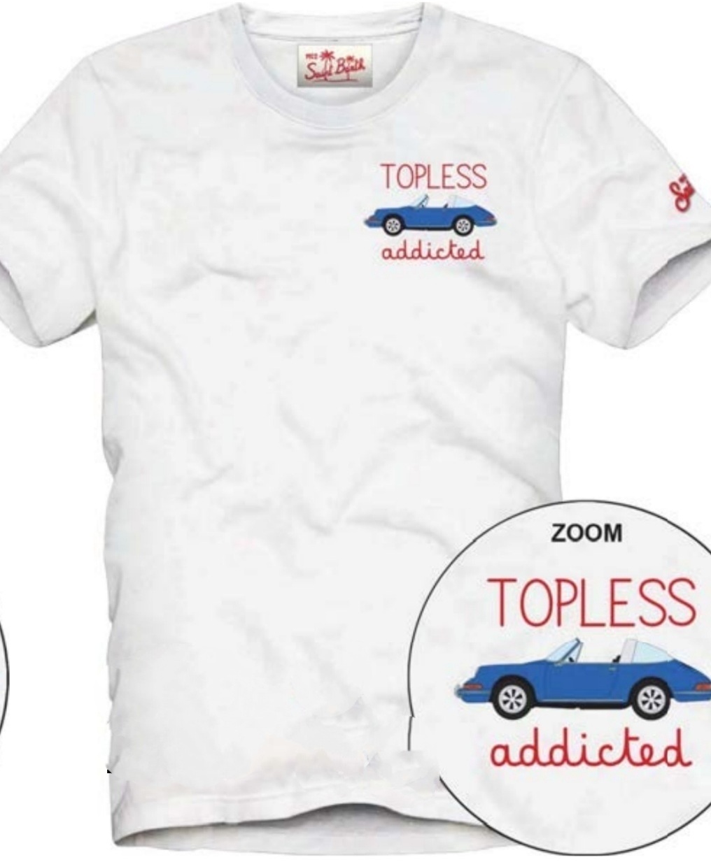 PORTOFINO-T-SHIRT-TOPLESS ADD 01N EMB