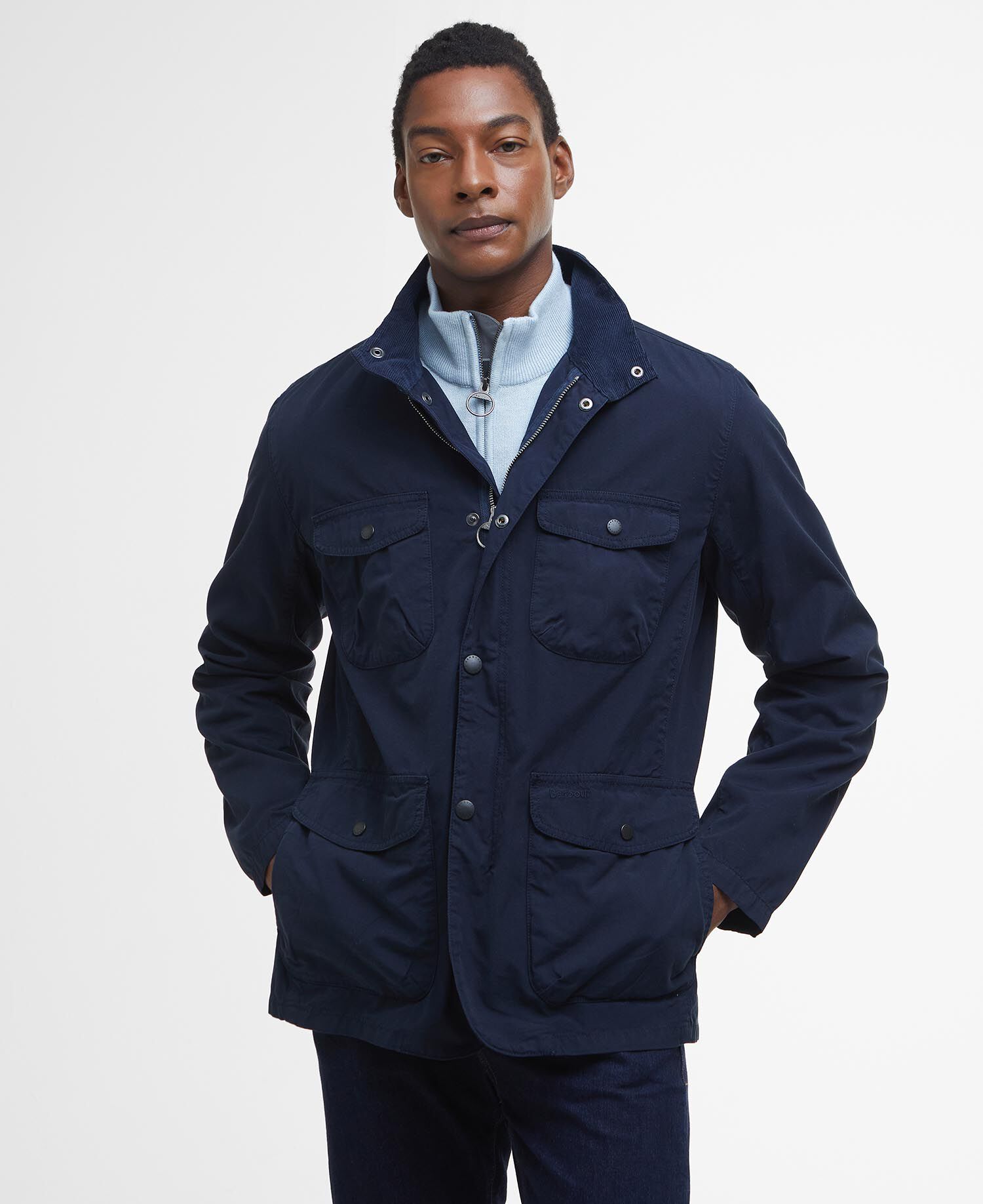 Barbour Ogston Casual Jacket Μπουφαν Σκούρο Μπλε