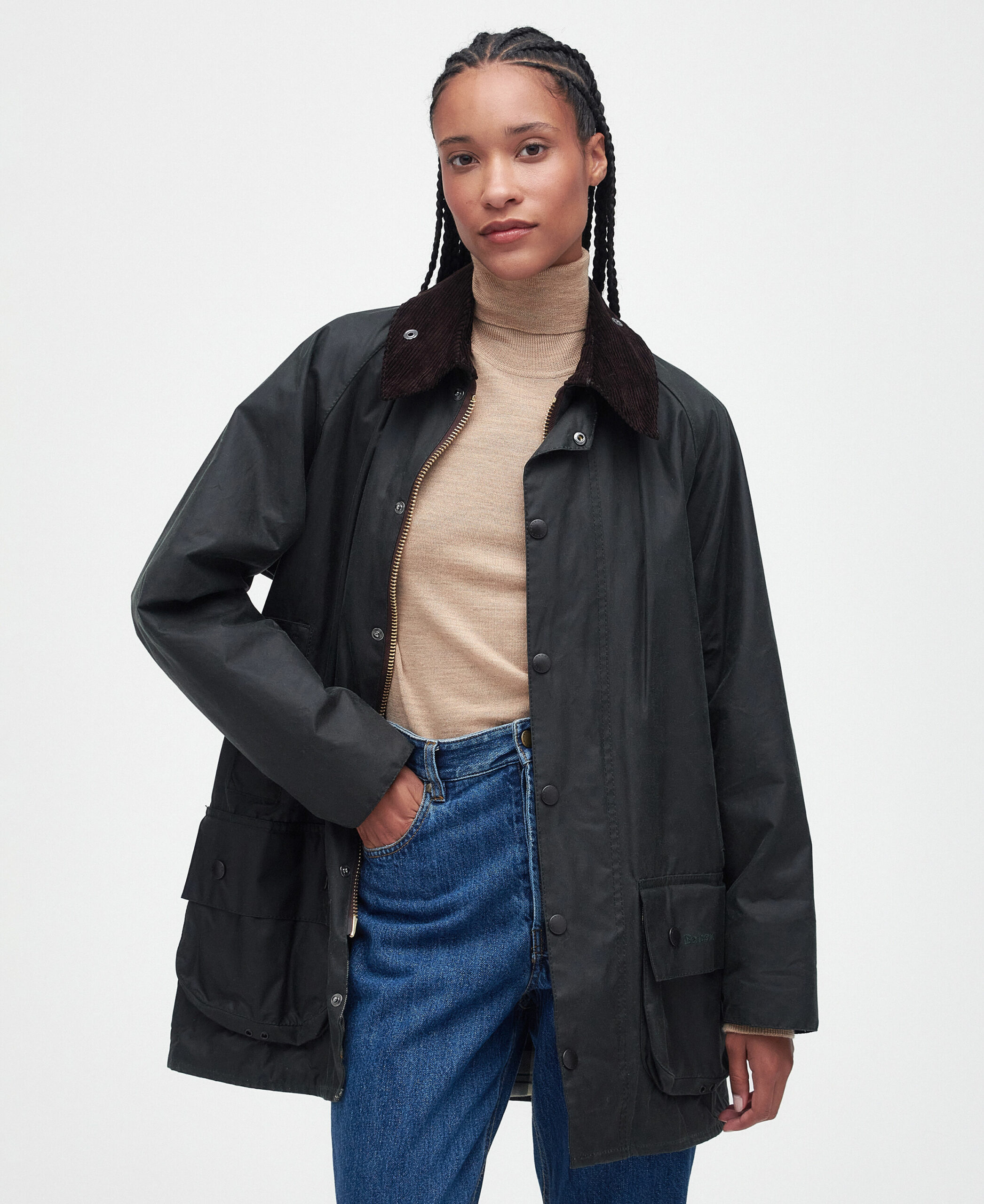 Barbour Beaufort Wax Jacket Μπουφαν Πράσινο