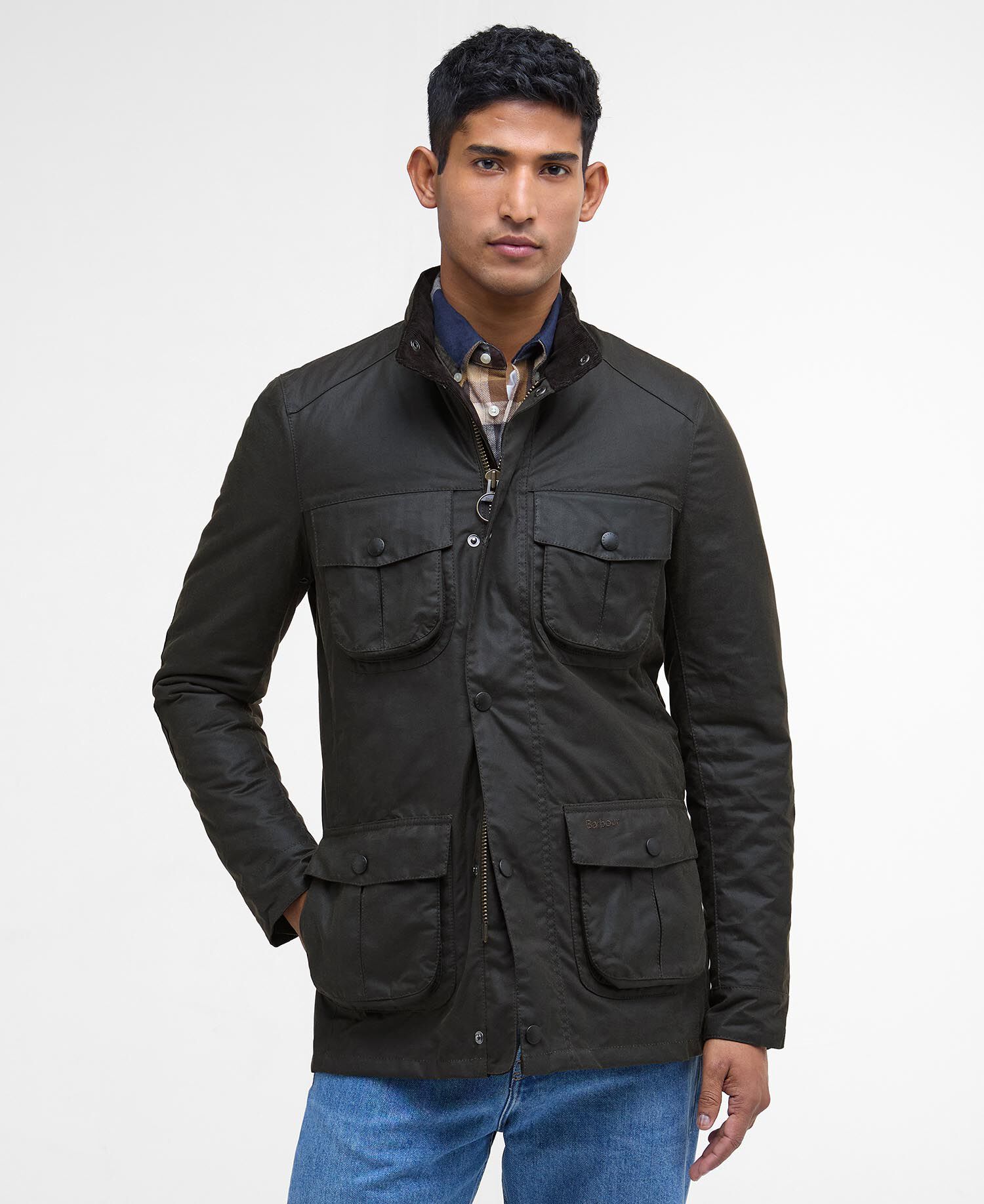 Barbour Corbridge Wax Jacket Μπουφαν Λαδί