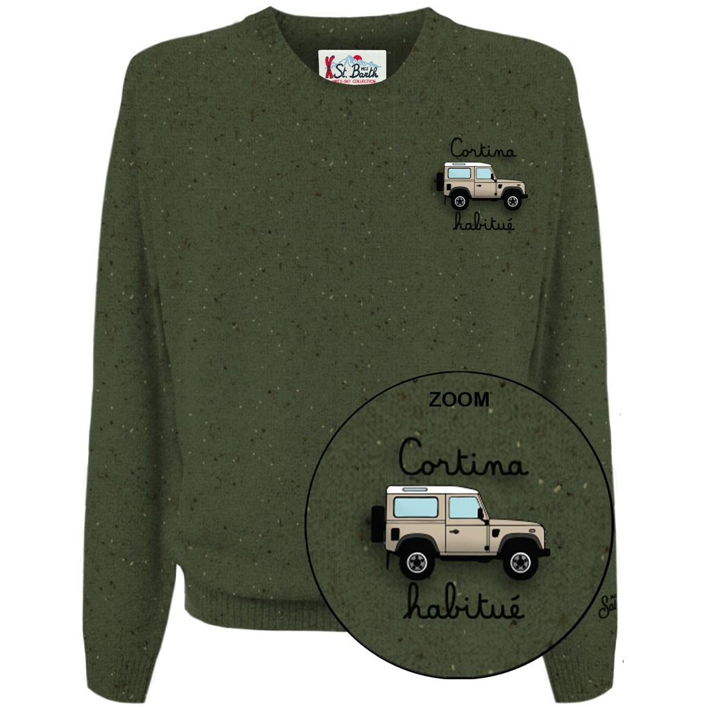 HERON LIGHT EMBRY-CREW NECK LIGHT SWEATER-DONEGAL CORTINA CAR HAB 52