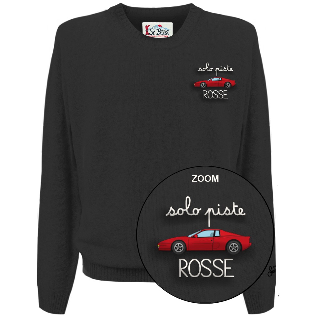 HERON LIGHT EMBRY-CREW NECK LIGHT SWEATER-PISTE ROSSE CAR 00