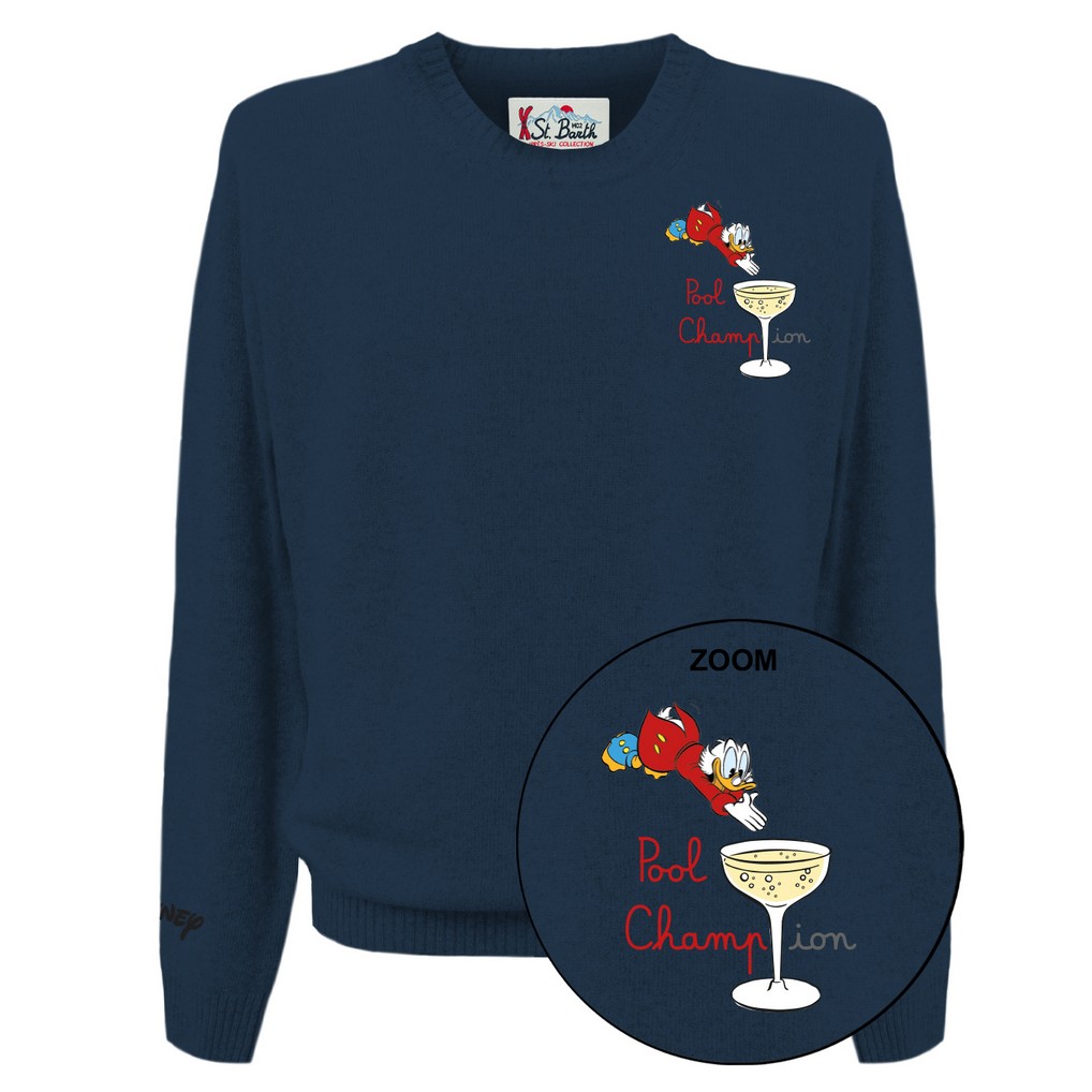 HERON LIGHT EMBRY-CREW NECK LIGHT SWEATER-SCROOGE CHAMPION 61