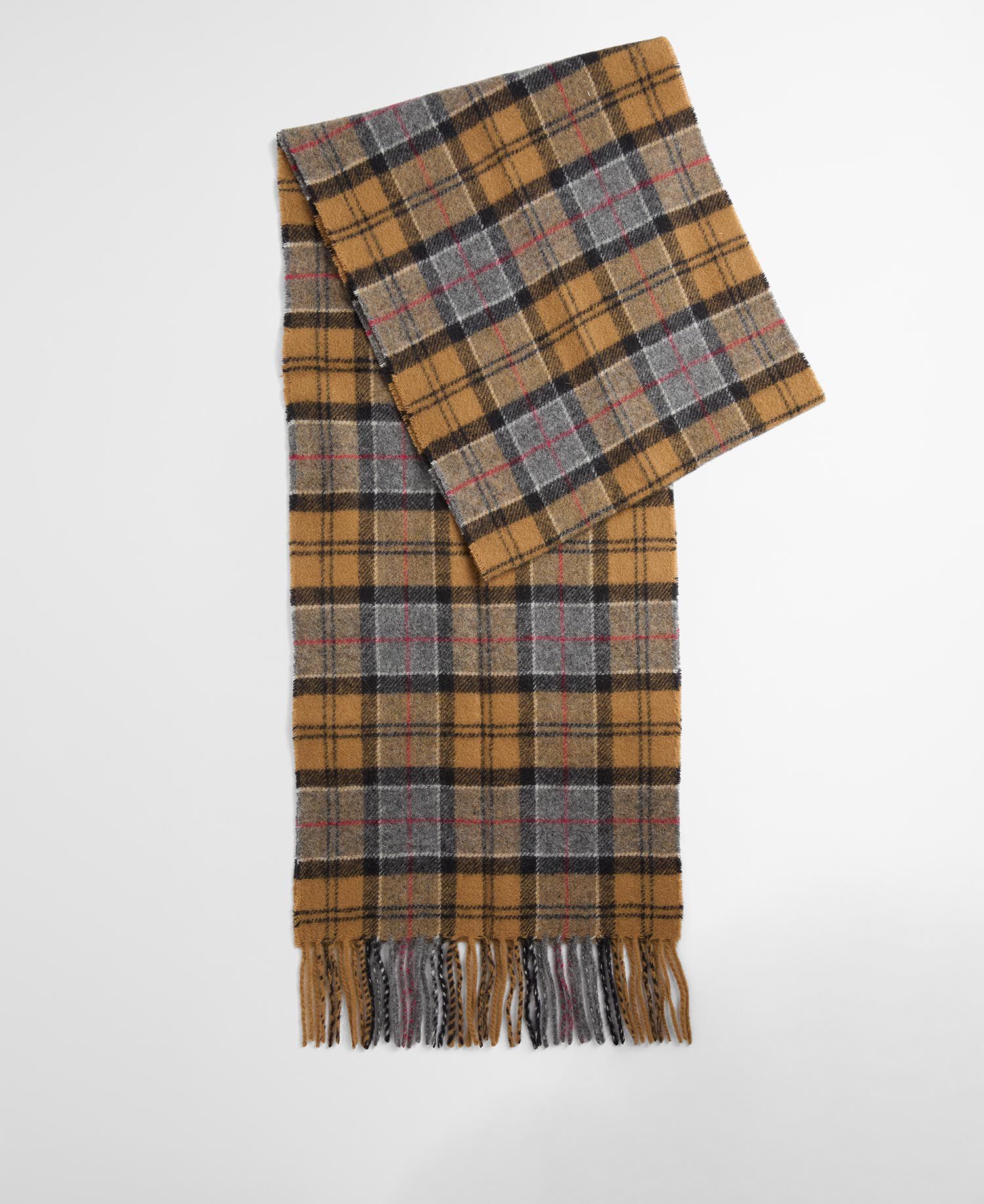 Barbour Tartan Lambswool Scarf Κασκόλ Μπεζ
