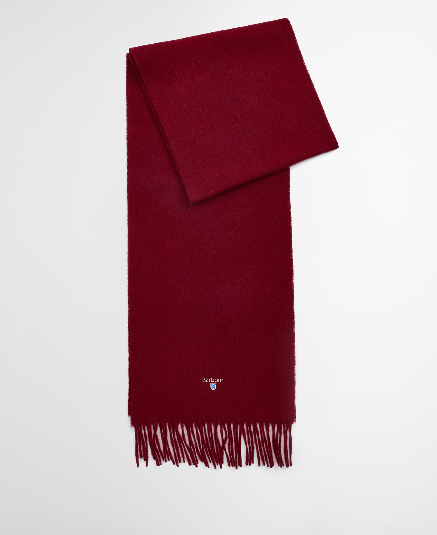 Barbour Plain Lambswool Scarf Κασκόλ Κόκκινο